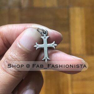 James Avery Retired Fleuree Cross Sterling Silver